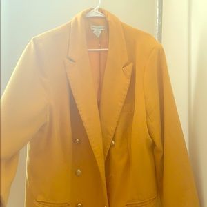 Mustard yellow blazer